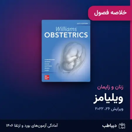 خلاصه فصول زنان و زایمان، کتاب ویلیامز